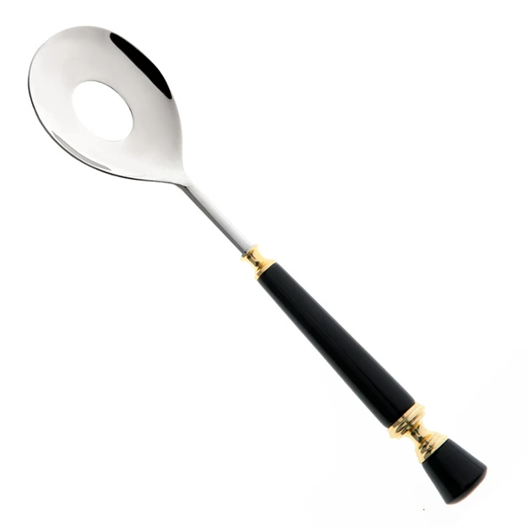 Jumbo Black 2 Parça Salata Servis Seti - Resim 2