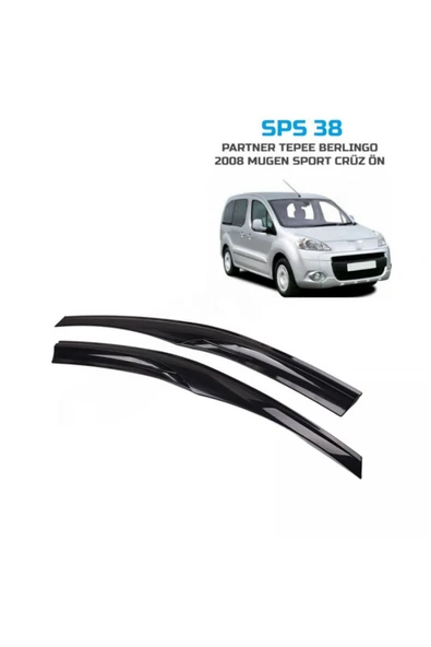 Cam Rüzgarlığı Mugen Tip Uyumlu Peugeot / Partner / Tepee / Berlingo / Courier 2008 sonrası 2 Li ürün görseli 1
