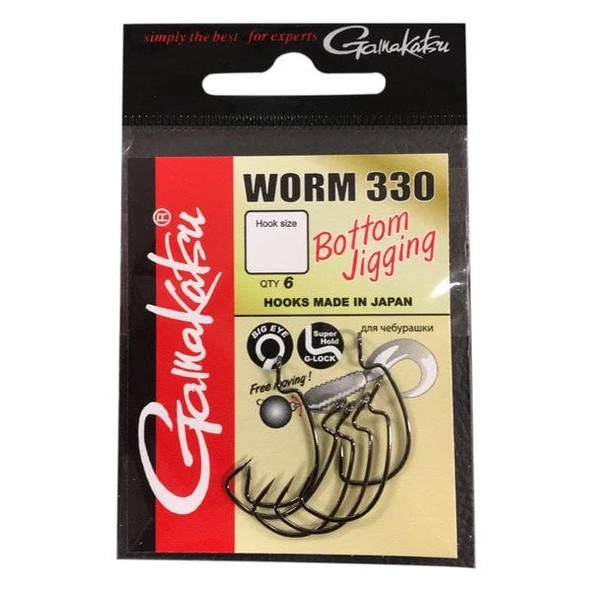 GAMAKATSU Worm 330 Bottom Jigging #1Olta İğnesi - Resim 2