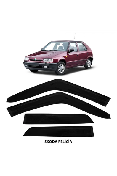 Cam Rüzgarlığı uyumlu Skoda Felicia 1995-2001 4Lü ürün görseli 1