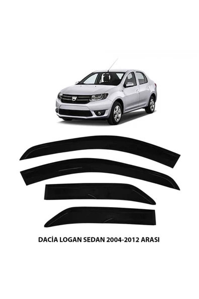 Cam Rüzgarlığı Mugen Tip Dacia Logan Sedan 2004-2012 4Lü Uyumlu ürün görseli 1