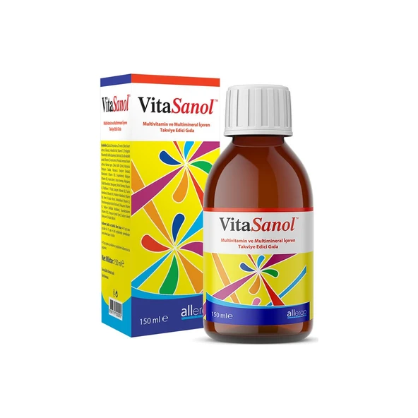 Allergo VitaSanol Multivitamin Şurup 250 mL ürün görseli 1