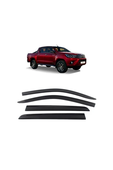 Cam Rüzgarlığı İthal Toyota Hilux 2016 Sonrası 4Lü ürün görseli 1