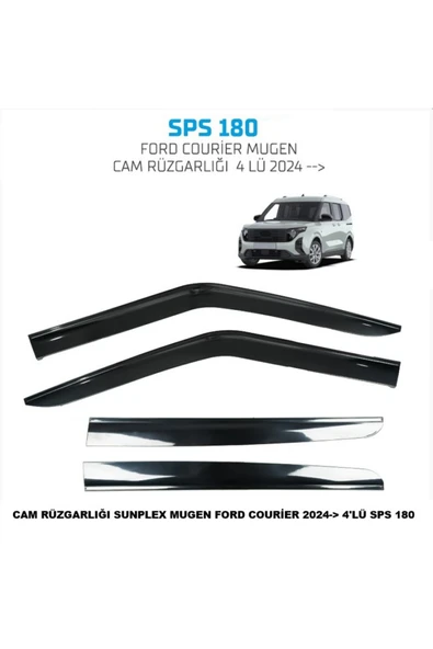 Cam Rüzgarlığı Sunplex Mugen Ford Courier 2024-> 4'Lü Sps 180 ürün görseli 1