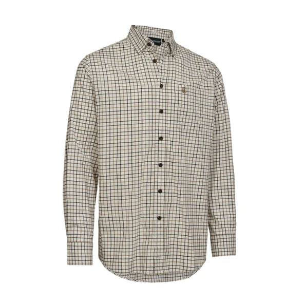 DEERHUNTER Gavin Bej Kareli Gömlek 43/44 - Resim 2