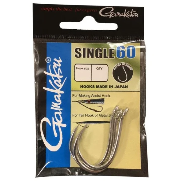 GAMAKATSU Hook Single #8/0 Olta İğnesi 1/2 - Resim 3