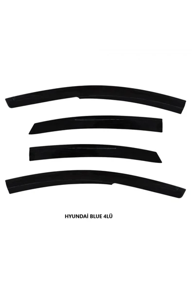 Cam Rüzgarlığı İthal Mugen Hyundai Blue 4Lü ürün görseli 1