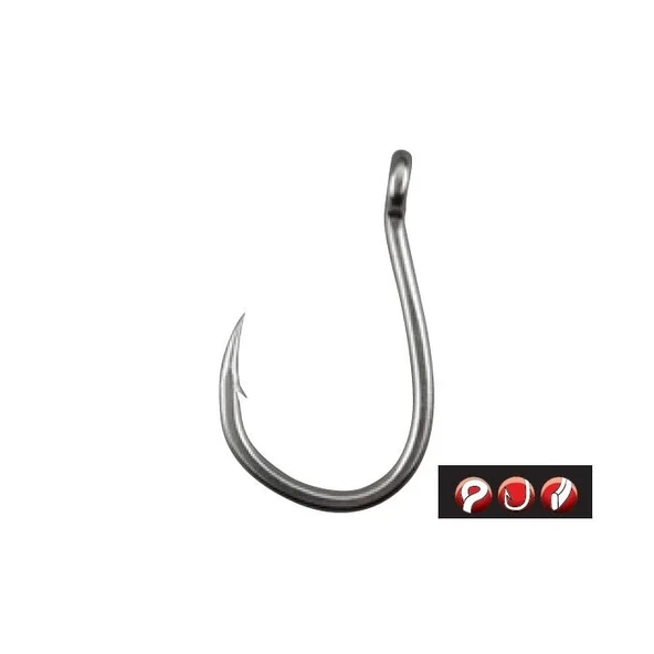 GAMAKATSU Hook Single #8/0 Olta İğnesi 1/2 - Resim 2