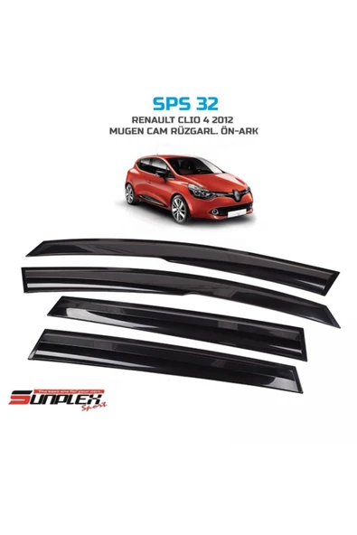 Cam Rüzgarlığı Sunplex Mugen Renault Clio4 2012-> 4Lü Sps32 ürün görseli 1