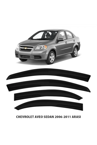 Cam Rüzgarlığı İthal Mugen Chevrolet Aveo 2006-2010 Sedan 4Lü ürün görseli 1