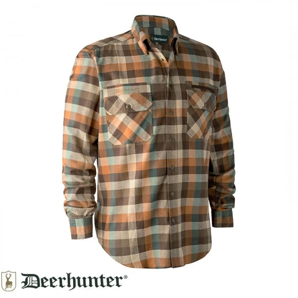 DEERHUNTER James Kahverengi Kareli Gömlek 39/40 ürün görseli 1