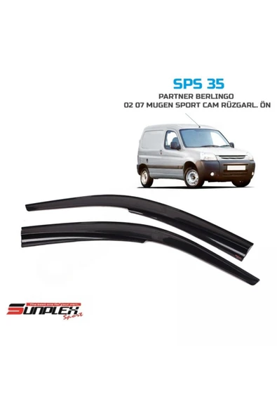 Cam Rüzgarlığı Sunplex Mugen Peugeot Partner Berlingo 02-07 Uyumlu 2Li Sps35-6 ürün görseli 1