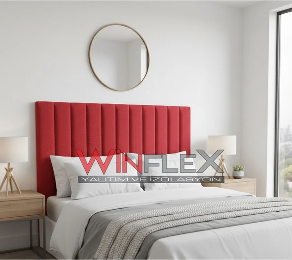 12 ADET DİKEY AKUSTİK KUMAŞ KAPLI PANEL(10x100CM) ürün görseli 1