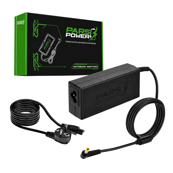 Parspower Prs-004 Plastik Kasa 19V 4.74A 90W 5.5*1.7Mm Standart Notebook Adaptör ürün görseli 1