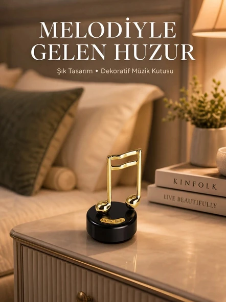 Nota Figürü Müzik Kutusu Melodious Model Yeni Nesil ürün görseli 1