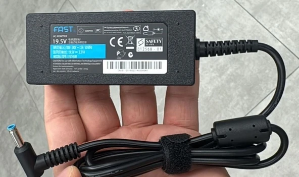Fast CUADP061 CU61 19.5 Volt 2.31 Amper 65 Watt  4.5*3.0 MM Uçlu HP Notebook Adaptörü ürün görseli 1