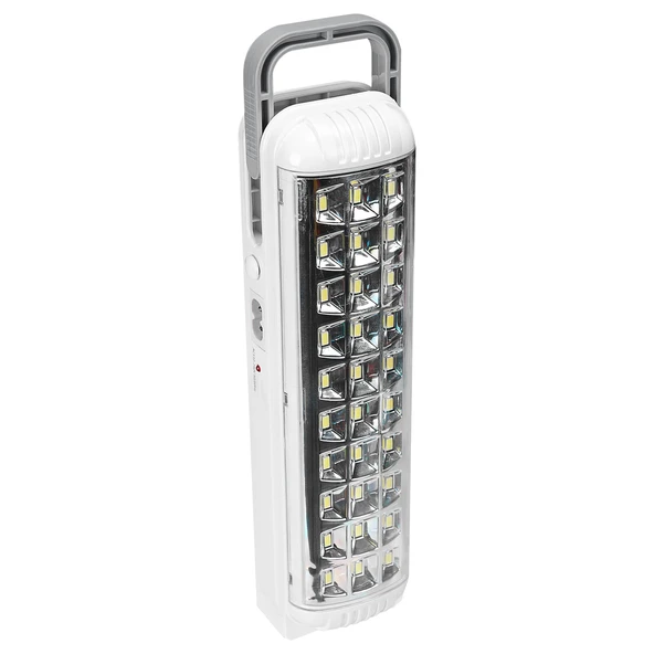 S-Link Sl-3652 Beyaz 40 Smd Ledli 4V 1000Mah Şarjlı Acil Durum Işıldağı Işıldak ürün görseli 1