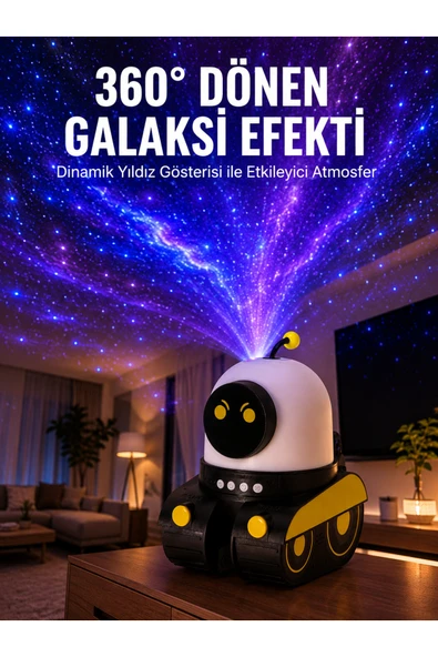 Taşınabilir Lityum Bataryalı Led Gece Lambası ve Projektör Yeni Nesil ürün görseli 1