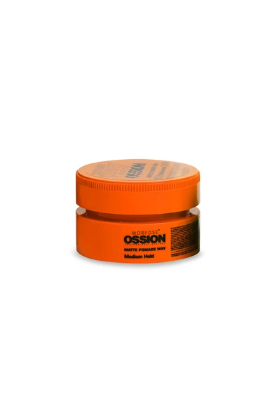 Ossion Medium Hold Pomade Krem Mat Wax 100 ml - Resim 4