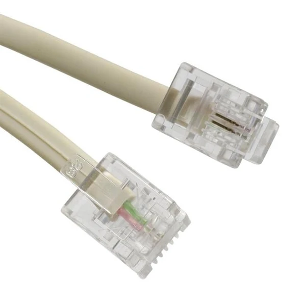 Powermaster Telefon Kablosu 10 Metre 2 Pin Soketli ürün görseli 1