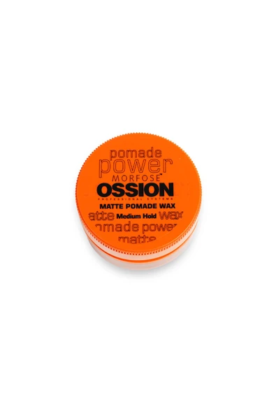 Ossion Medium Hold Pomade Krem Mat Wax 100 ml - Resim 5