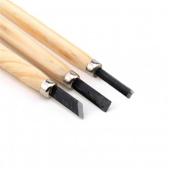 Lutart Ahşap Oyma Seti (3 Lü Set) La-7003 ürün görseli 1