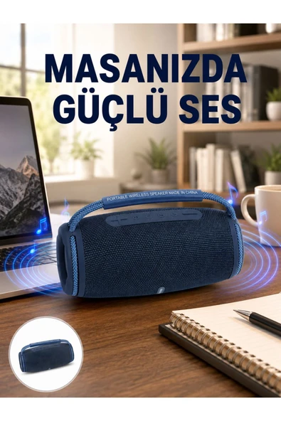 Dış Mekan Uyumlu IPX5 Suya Dayanıklı Kablosuz Hoparlör Yeni Nesil ürün görseli 1