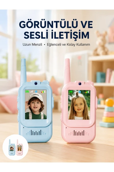 Uzun Menzilli Video Walkie Talkie Eğitici ve Eğlenceli Oyuncak ürün görseli 1