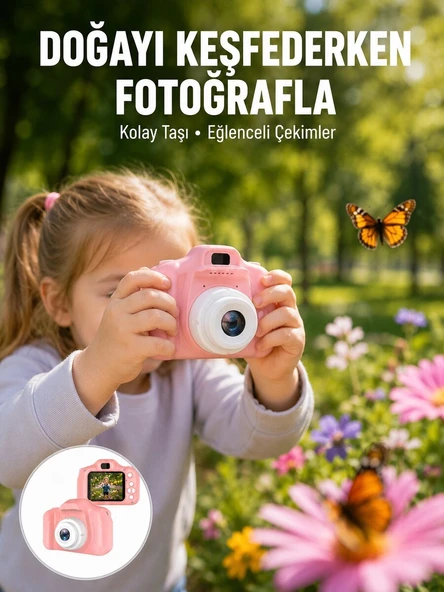 Mini HD Video Kamera Fotoğraf Çekimli Şarj Edilebilir Bataryalı Genişletilebilir Hafızalı Yeni Nesil ürün görseli 1