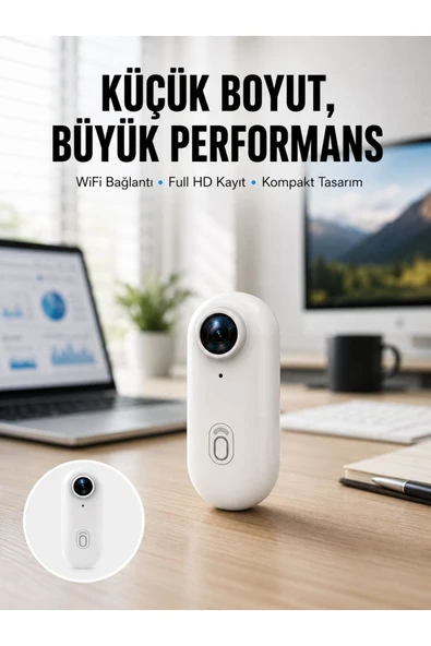 360 Klipsli Manyetik Spor Kamera Yüksek Çözünürlük Yeni Nesil ürün görseli 1
