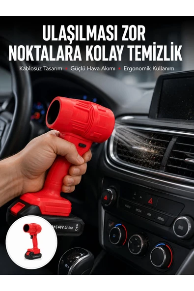 Yüksek Hızlı Elektrikli Toz Temizleme ve Üfleme Cihazı Yeni Nesil ürün görseli 1