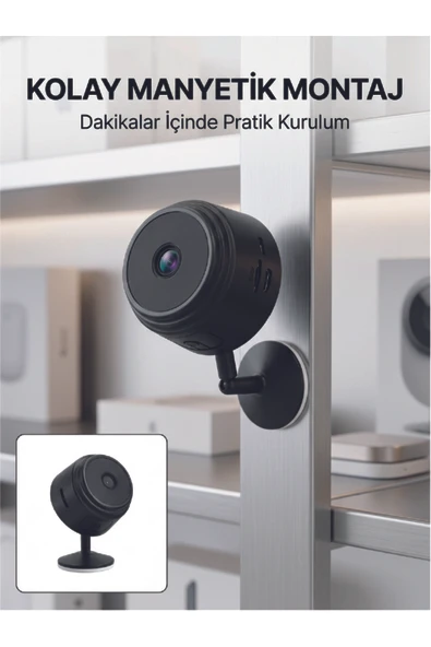 Mini Wi-Fi Güvenlik Kamerası A9 HD Görüntü Hareket Algılama ve Uzaktan Canlı İzleme ürün görseli 1
