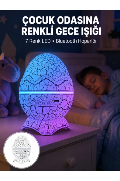 Dinazor Yumurta Gece Lambası Yeni Nesil ürün görseli 1