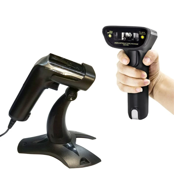 KodScan KDS-2040 (1D) Standlı Kablolu Lazer Barkod Okuyucu (USB) ürün görseli 1
