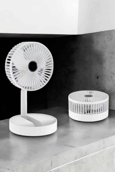 Soğutucu Vantilatör Telefon Standlı Mini Fan - Resim 3