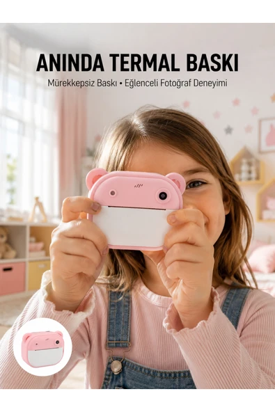 Termal Baskılı HD Şipşak Kamera 24MP Çift Lensli 32GB Hafızalı ürün görseli 1