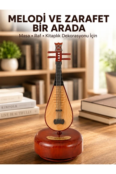 Ud Sembolü Müzik Kutusu Estetik Tasarım Melodi Destekli ürün görseli 1