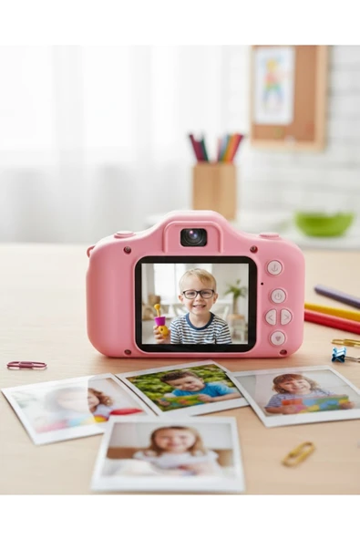 Kompakt Dijital Kamera HD Video ve Fotoğraf Kayıt Özellikli USB Şarjlı Mini Cihaz Yeni Nesil ürün görseli 1