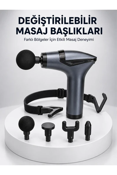 AKTÜEL 3in1 Taşınabilir Şarjlı Titreşimli Masaj Cihazı Çok Fonksiyonlu Yeni Nesil ürün görseli 1