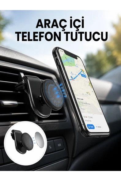 Güçlü Mıknatıslı Araç İçi Telefon Tutucu  Evrensel Uyum Yeni Nesil ürün görseli 1