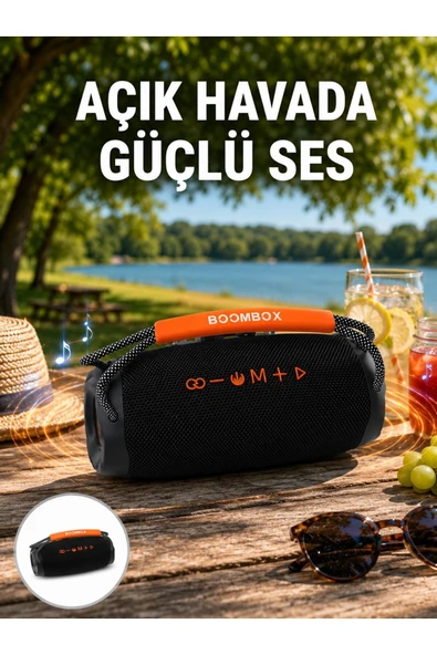 Bluetooth 5.1 Kablosuz Hoparlör Derin Bas RGB Işıklı Yeni Nesil ürün görseli 1