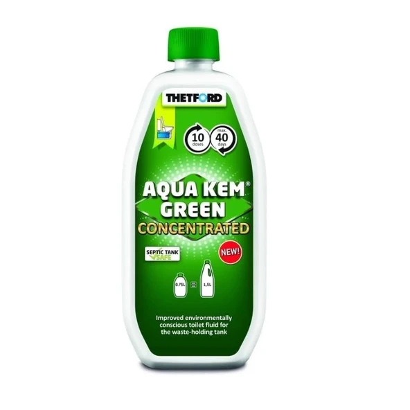 Thetford Aqua Kem Green Concentrated 750ml Atık Kimyasalı ürün görseli 1