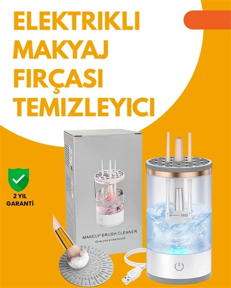 Tüm Makyaj Fırçalarıyla Uyumlu Derin Temizlik Makinesi ürün görseli 1