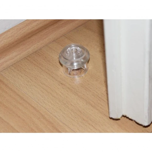 Şeffaf yer tamponu kapı stoperi 3,5 cm - Resim 2