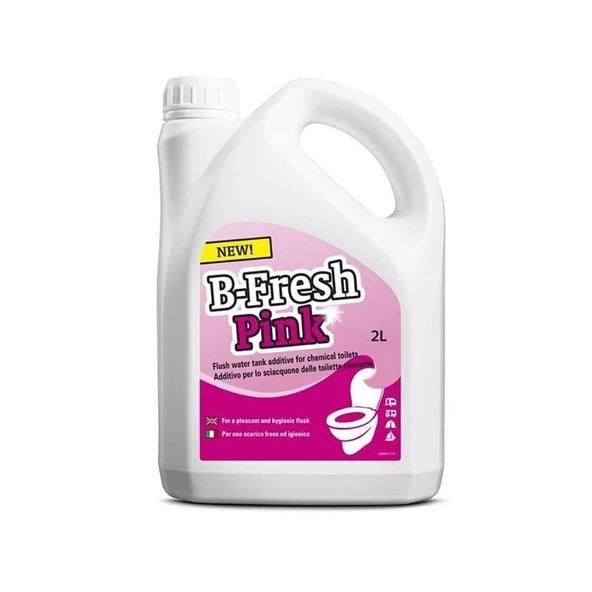B-FRESH Pink Tuvalet Atık Tankı Kimyasalı 2 Litre ürün görseli 1