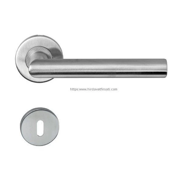 Marelli Roma paslanmaz inox rozetli kapı kolu - Resim 3