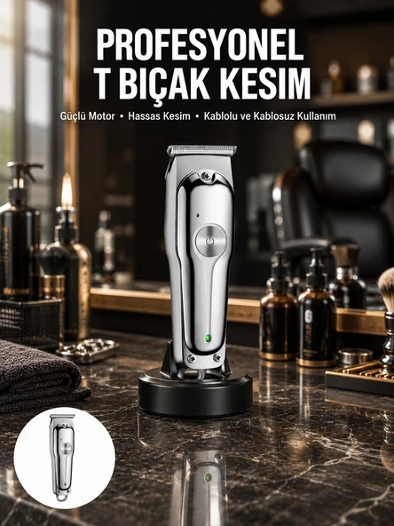 Saç Sakal Kesme Makinesi Lazer Epilasyon Öncesi Kısaltma Makinesi ürün görseli 1