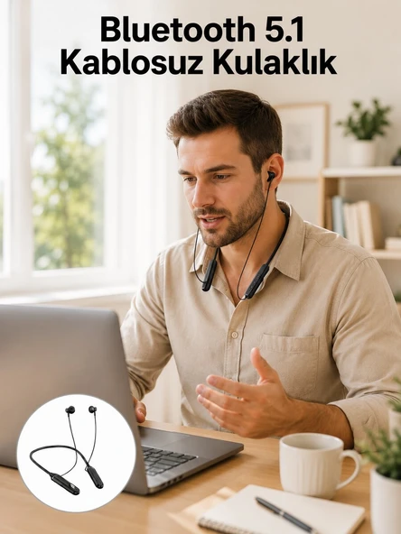 TWS Bluetooth Kulaklık – 100 Saat Bekleme Süresi, Hızlı Şarj Yeni Nesil ürün görseli 1