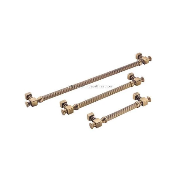 Doğanlar AL344 ekselans olifka antik sarı, eskitme mobilya kulp kulbu 192 mm ürün görseli 1