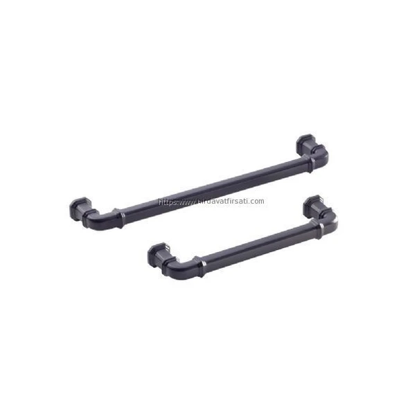 Doğanlar GUSTO siyah mobilya kulp kulbu 192 mm ürün görseli 1